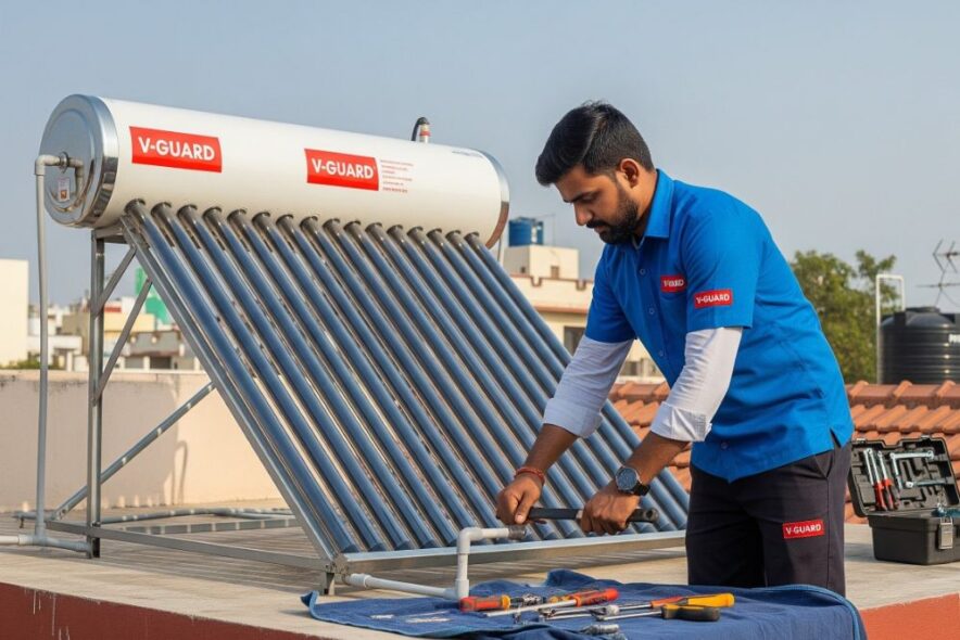 V-Guard Solar Water Heater Service in Bangalore