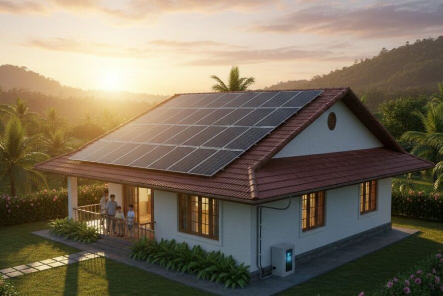 Solar energy for home